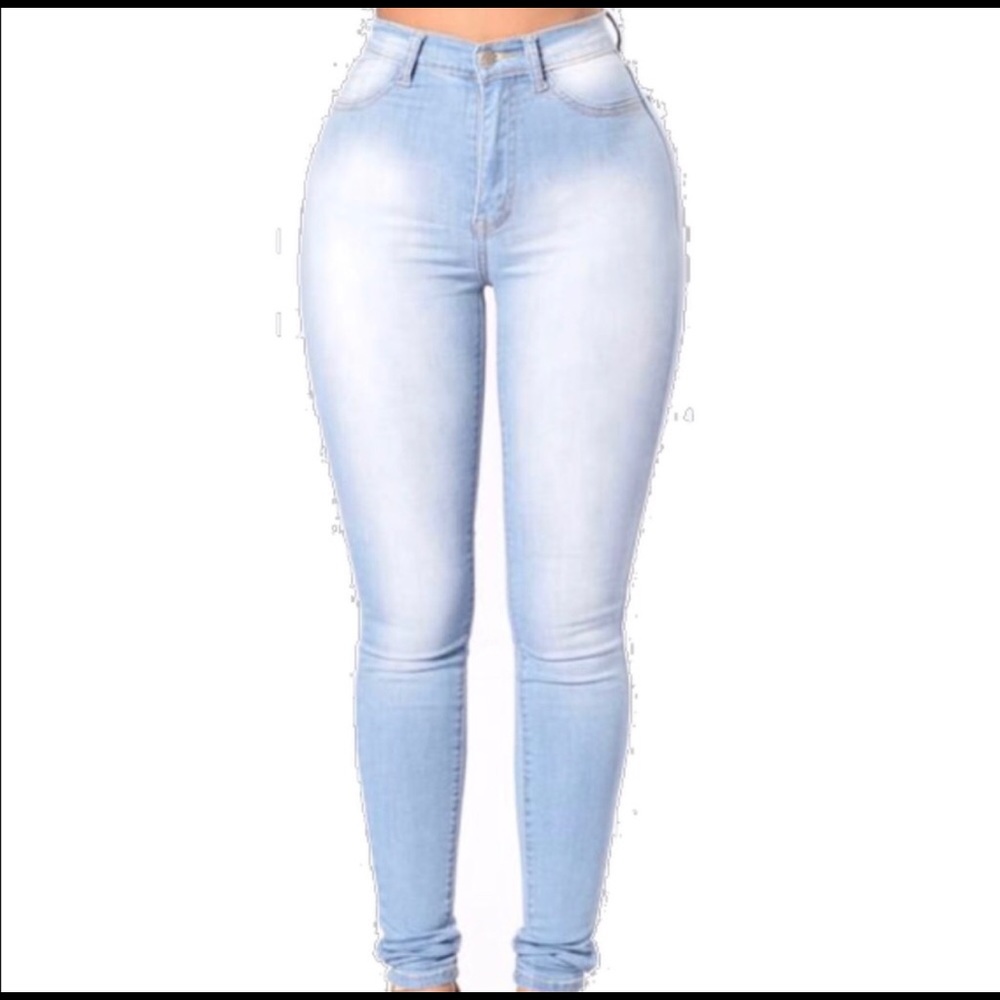 Light wash High Waist Fashion Nova Jeans
